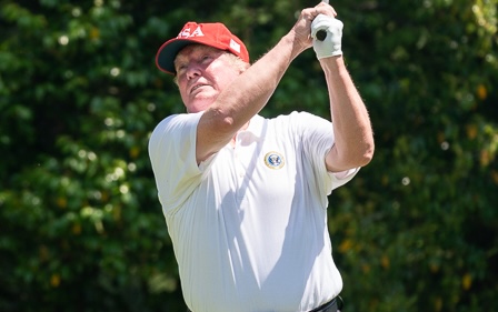 Donald Trump Golfing